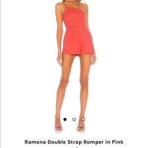 Ramona double strap romper revolve. Worn once.